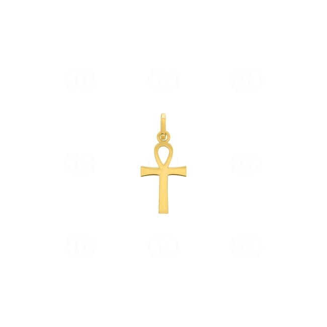 Anhänger 750/18 K Gelbgold Anch-Kreuz 21mm - 3.7324.00