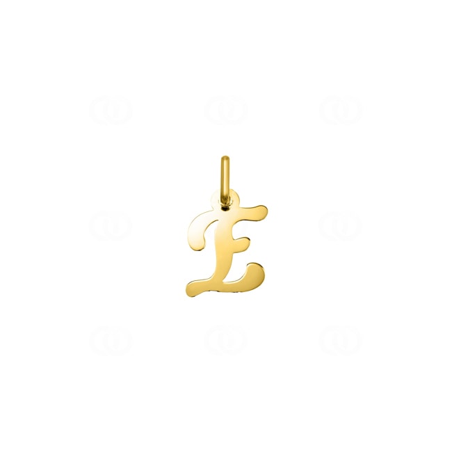 Pendentif or jaune 750/18 ct Lettre E Pendentif or jaune 750/18 ct Lettre E - AY5017