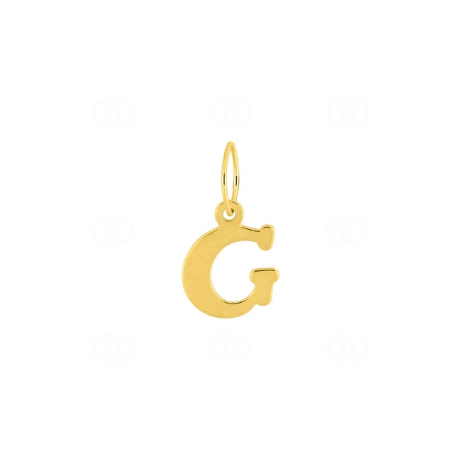Pendentif or jaune 750/18 ct Lettre G - 2950.1G