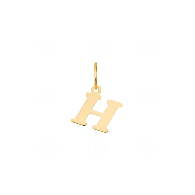 Pendant 750/18 K Yellow Gold, Letter H Pendant 750/18 K Yellow Gold, Letter H - 2950.1H