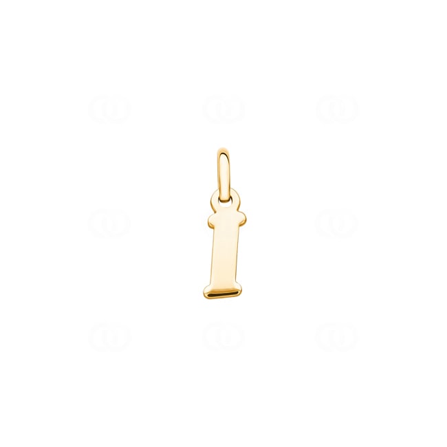 Pendentif or jaune 750/18 ct, Lettre I Pendentif or jaune 750/18 ct, Lettre I - 2920I