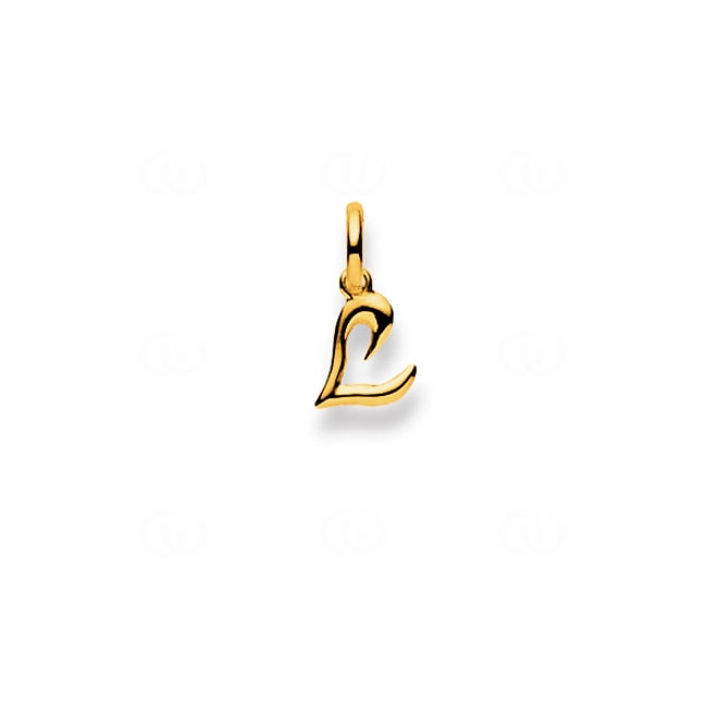 Pendentif or jaune 750/18 ct, Lettre L Pendentif or jaune 750/18 ct, Lettre L - 1156.05157/0122
