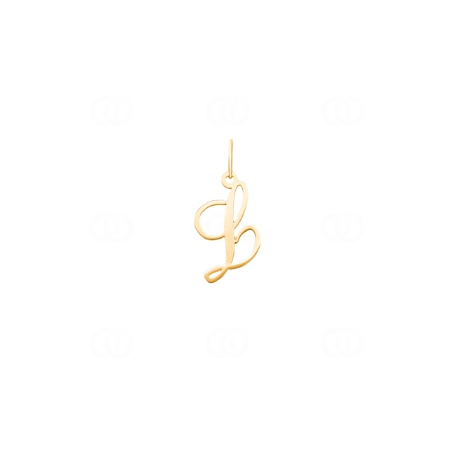 Pendant 750/18 K Yellow Gold Letter L - 2930L