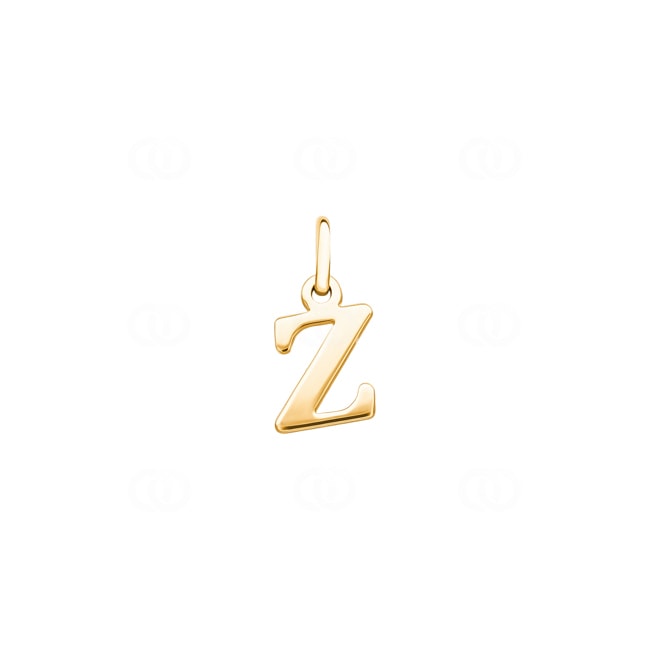 Pendant 750/18 K Yellow Gold, Letter Z - 2920Z