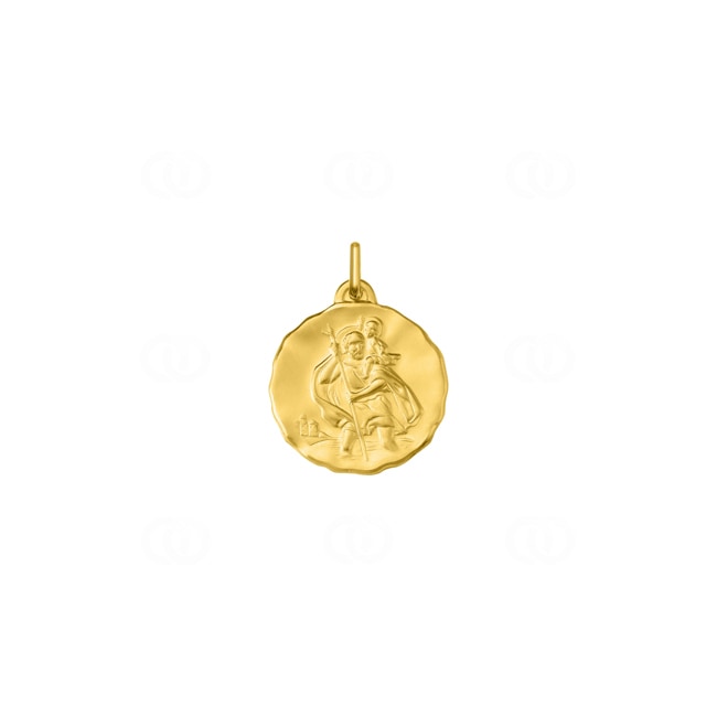 Pendentif or jaune 750/18 ct Saint christophe - AY3023