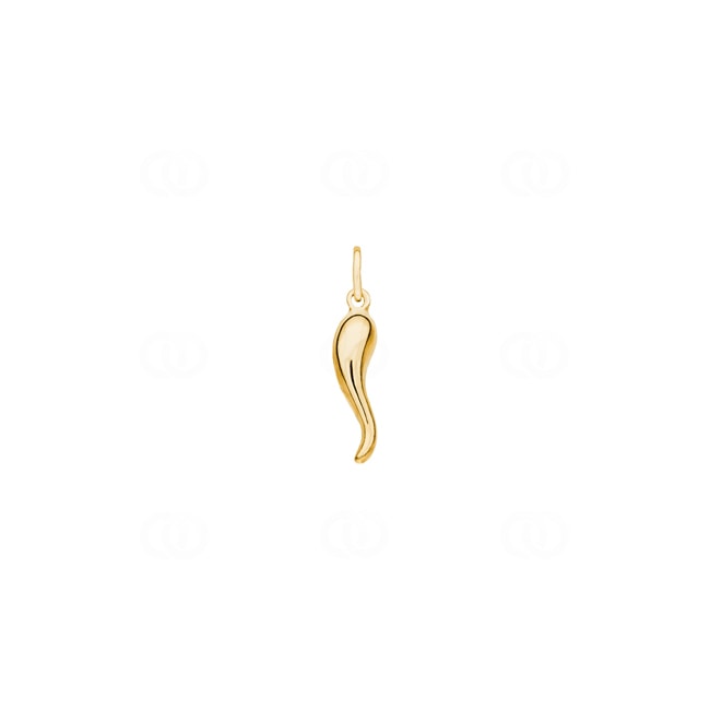 Pendant 750/18 K Yellow Gold Cornicello - 1156.06711/0006