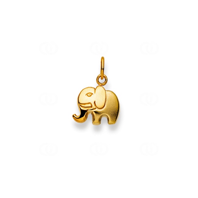 Pendentif or jaune 750/18 ct, Éléphant Pendentif or jaune 750/18 ct, Éléphant - 1156.08341/0001