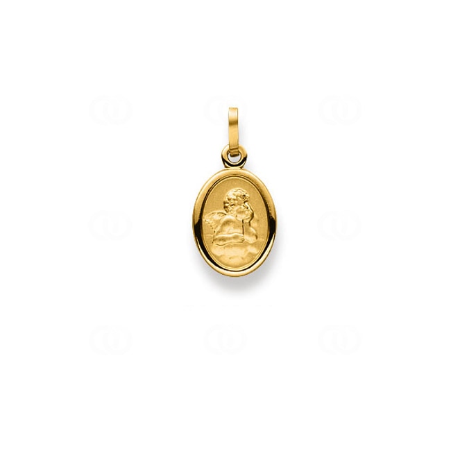 Pendant 750/18 K Yellow Gold Angel - 1158.02639/1200