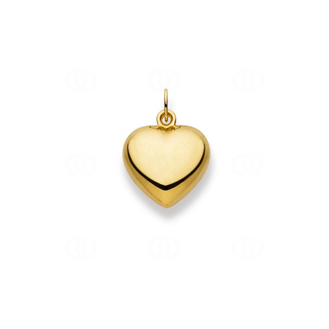 Pendant 750/18 K Yellow Gold Heart - 1156.05824/0003