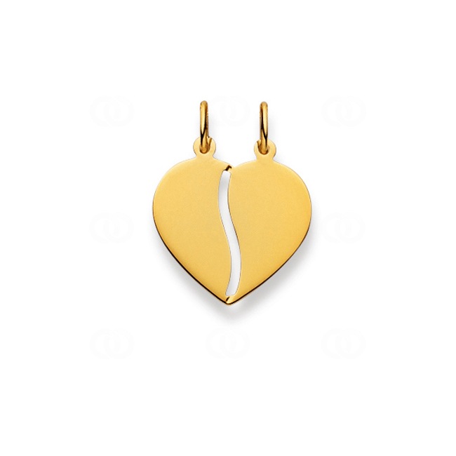 Pendentif or jaune 750/18 ct, Cœur Pendentif or jaune 750/18 ct, Cœur - 1156.07227/0004