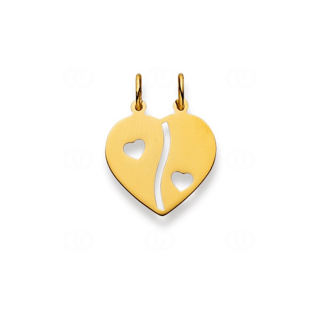 Anhänger 750/18 K Gelbgold Herz - 1156.07572/0002