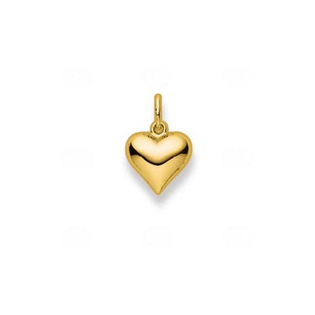 Pendant 750/18 K Yellow Gold Heart - 1156.08271/0001