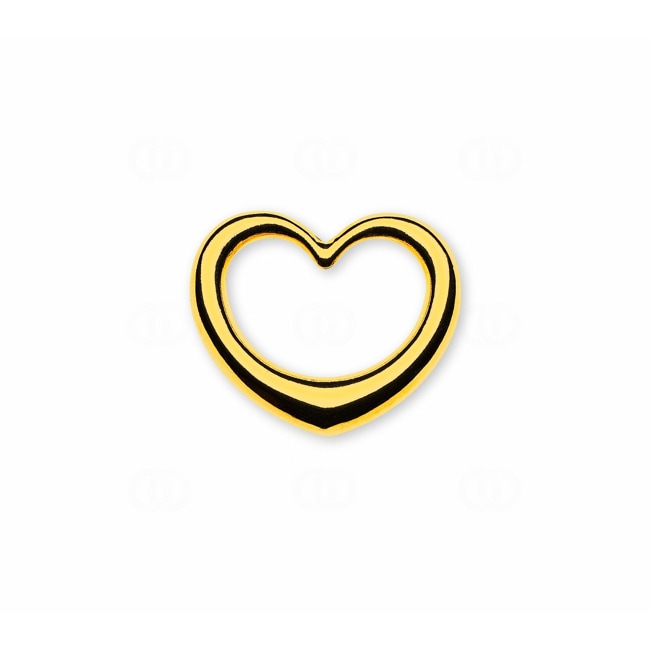 Pendant 750/18 K Yellow Gold Heart - AHE1030