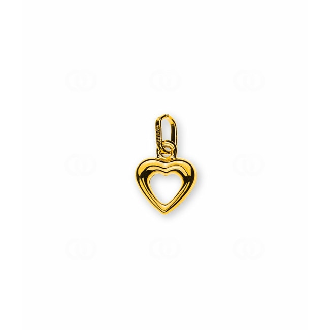 Pendant 750/18 K Yellow Gold Heart - AHE1031