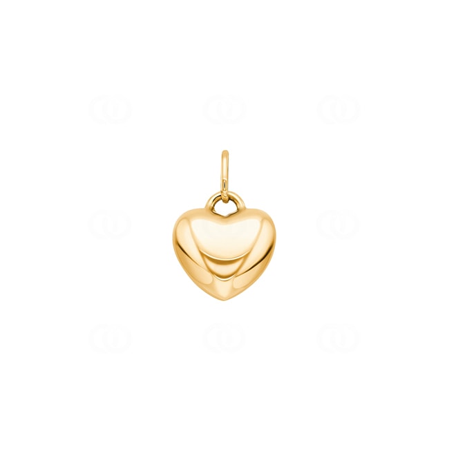 Anhänger 750/18 K Gelbgold hohl Herz 13x12mm - 2819