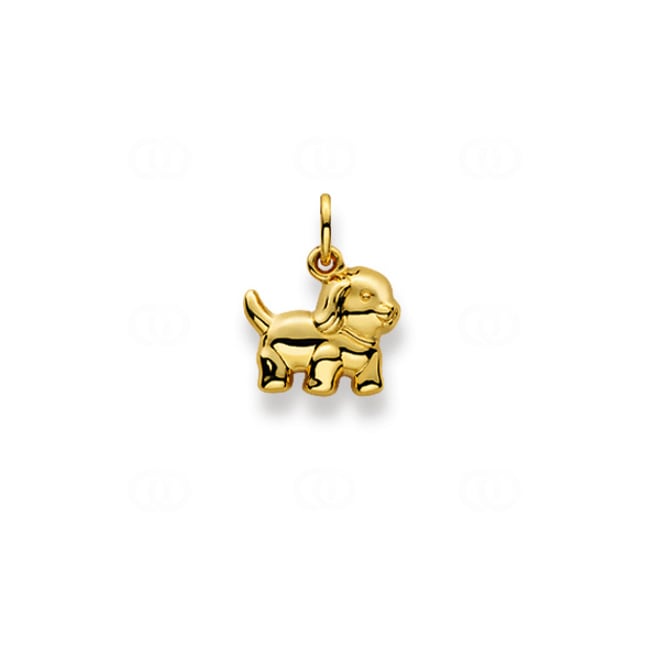 Pendentif or jaune 750/18 ct Chien - 1156.08600/0001