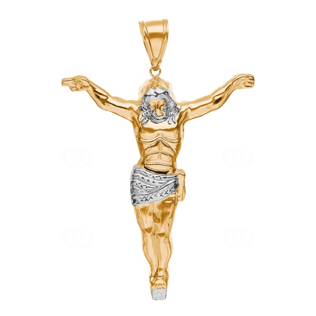 Pendentif or jaune 750/18 ct, Jésus - AKH201GG