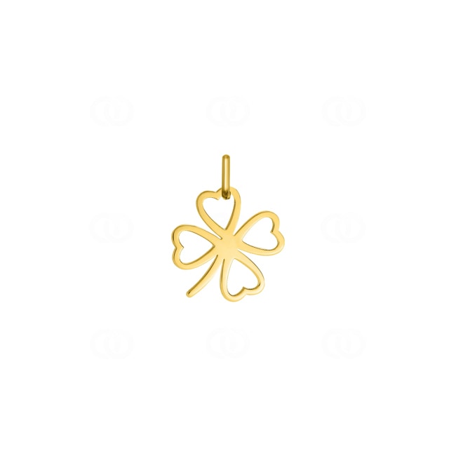 Pendentif or jaune 750/18 ct Trèfle - AY1020
