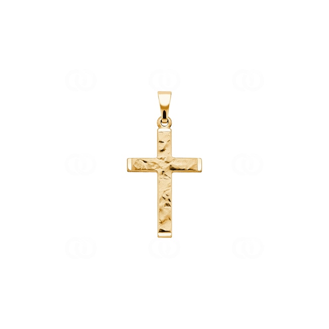Pendant 750/18 K Yellow Gold, Cross - 1158.02364/0002