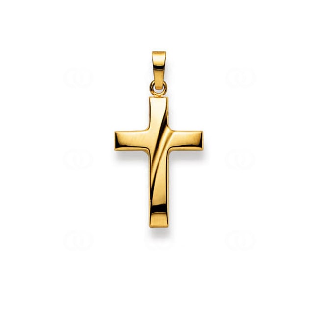 Anhänger 750/18 K Gelbgold Kreuz - 1158.02855/0002