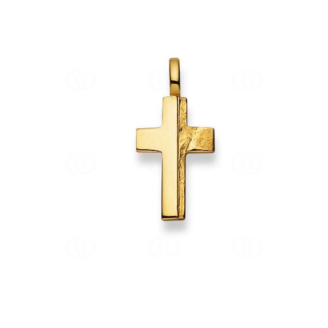 Anhänger 750/18 K Gelbgold Kreuz - 1158.02989/0001
