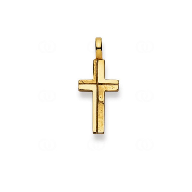 Pendentif or jaune 750/18 ct, Croix - 1158.02992/0001