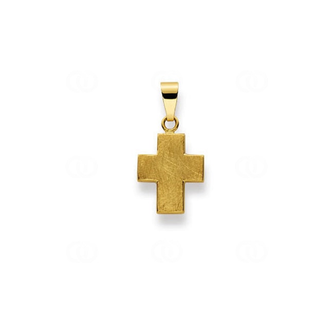 Anhänger 750/18 K Gelbgold Kreuz - 1158.03366/0001