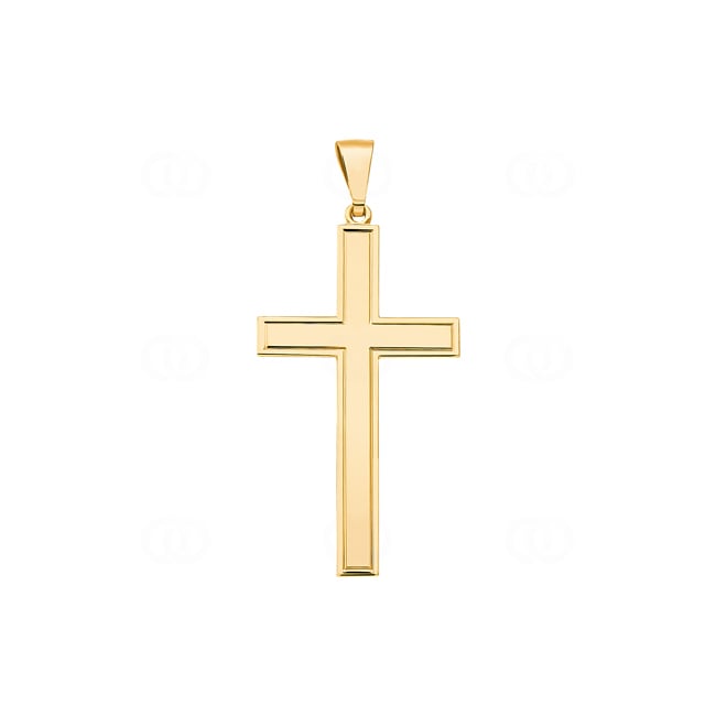 Pendant 750/18 K Yellow Gold Cross - AKR1026
