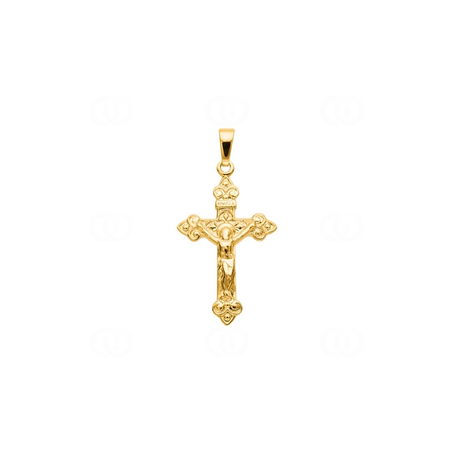 Anhänger 750/18 K Gelbgold, Kreuz - AKR1030