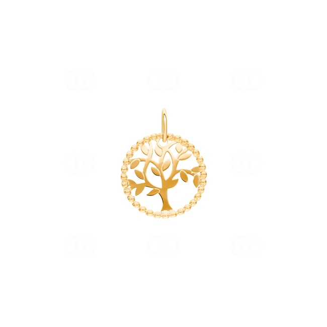 Pendant 750/18 K Yellow Gold Tree of Life - 646771