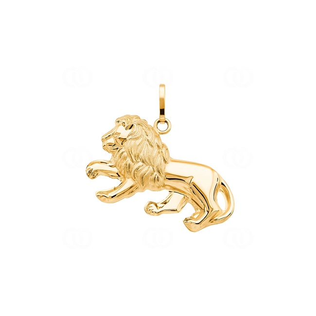 Pendant 750/18 K Yellow Gold Lion - 1156.08534/0001