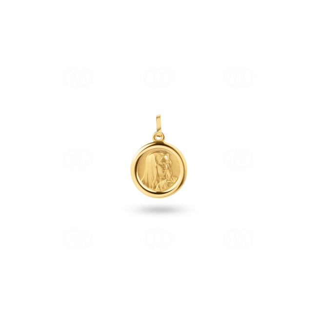 Pendant 750/18 K Yellow Gold, Madonna - 1158.03091/1400