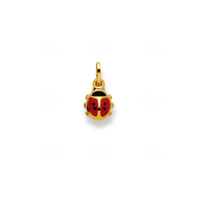 Pendant 750/18 K Yellow Gold Ladybird - 1156.07279/0001