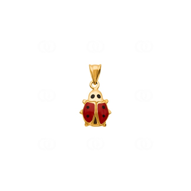 Pendentif or jaune 750/18 ct Coccinelle - GLYPND3947