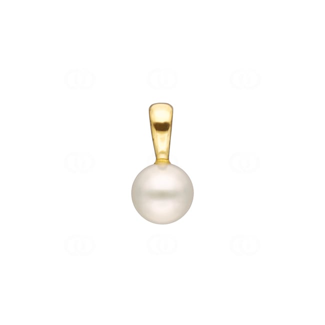 Pendant 750/18 K Yellow Gold with Freshwater Pearl Ø 9mm - 8256.1P