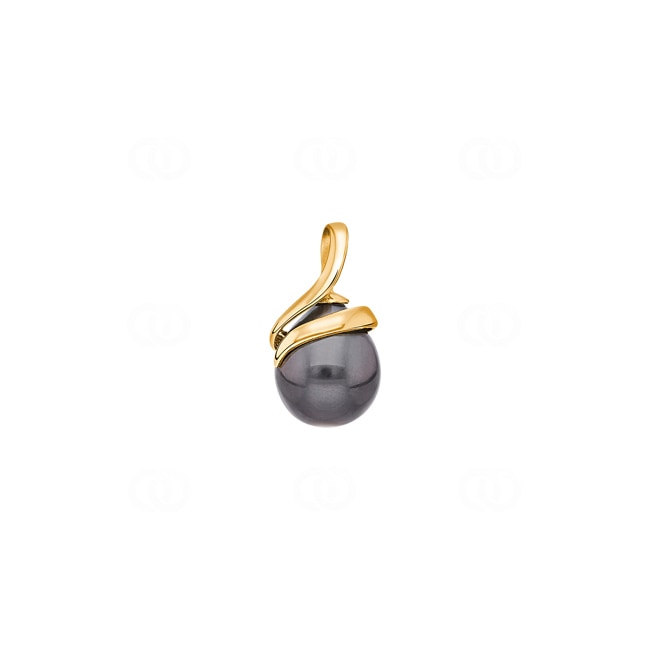 Pendant 750/18 K Yellow Gold with Tahitian Pearl Ø 10mm - 18IX94JN4