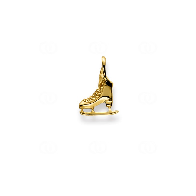 Pendant 750/18 K Yellow Gold Ice Skates - 1156.08712/0001