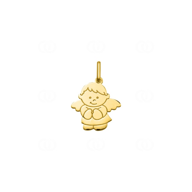 122811 | Pendant 750/18 K Yellow Gold Guardian Angel