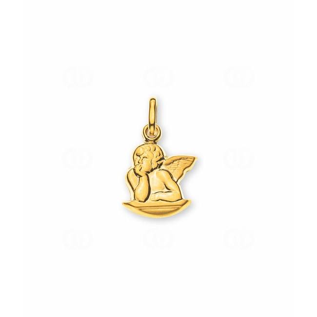 Pendentif or jaune 750/18 ct Ange gardien - AME1017