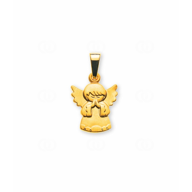 Pendentif or jaune 750/18 ct Ange gardien - AME1022