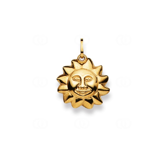 Pendentif or jaune 750/18 ct Soleil - 1156.07579/0001