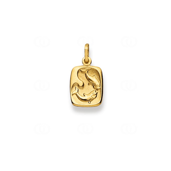 Anhänger 750/18 K Gelbgold Sternzeichen Fische - 1154.06037/0300