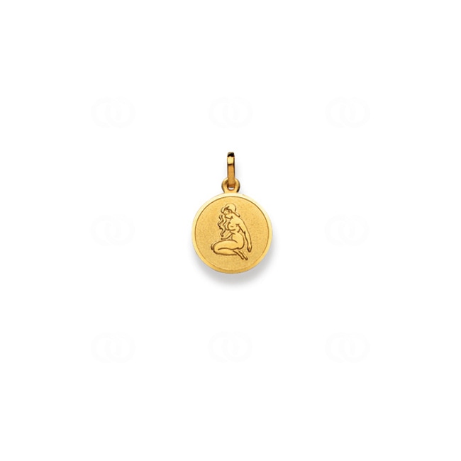 Pendant 750/18 K Yellow Gold Astrological Sign of Virgo - 1154.05005/0900