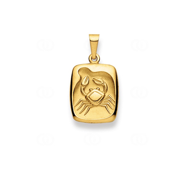 Pendant 750/18 K Yellow Gold, Astrological sign of Cancer - 1154.06029/0070