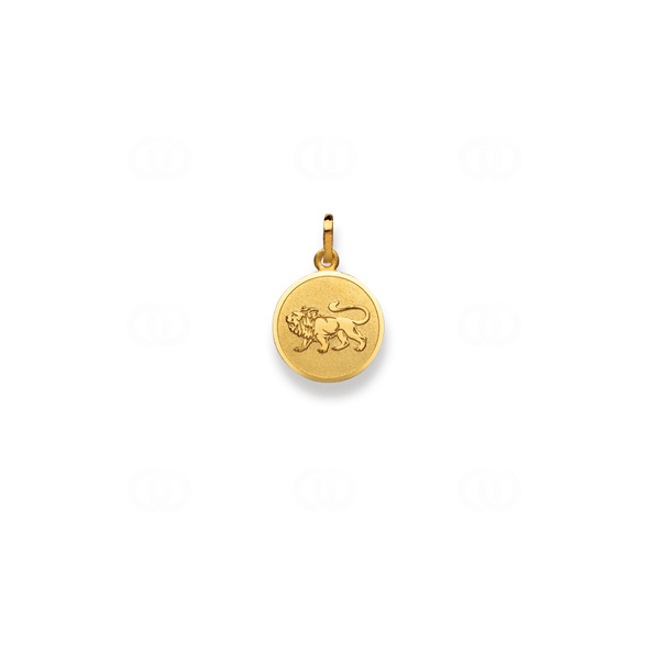 Pendentif or jaune 750/18 ct, Signe du zodiaque Lion - 1154.05005/0800