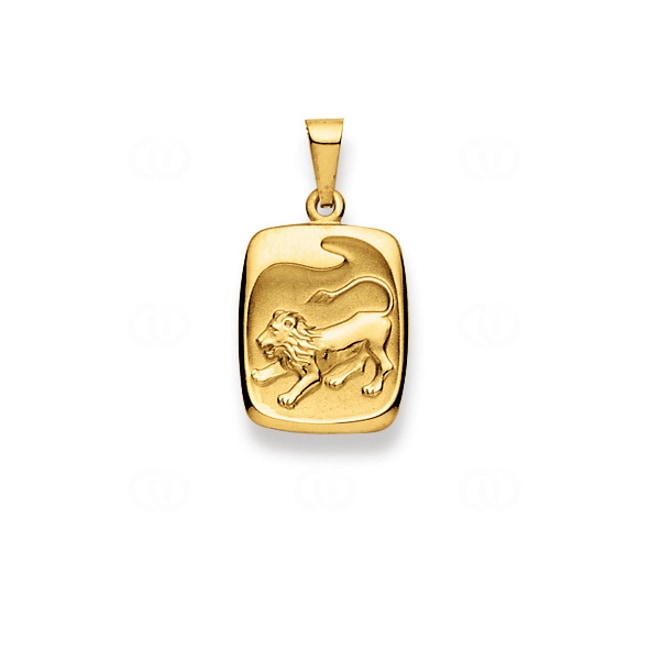Pendant 750/18 K Yellow Gold, Astrological sign of Leo - 1154.06029/0080