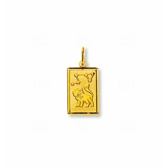 Pendant 750/18 K Yellow Gold, Astrological sign of Leo - AST1008