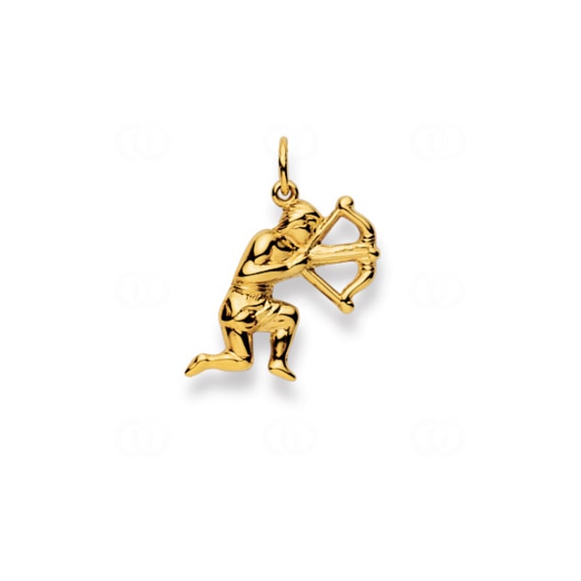 Pendentif or jaune 750/18 ct, Signe du zodiaque Sagittaire Pendentif or jaune 750/18 ct, Signe du zodiaque Sagittaire - 1154.06020/0120