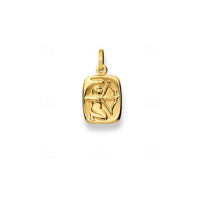 Pendant 750/18 K Yellow Gold Astrological Sign of Sagittarius - 1154.06037/1200