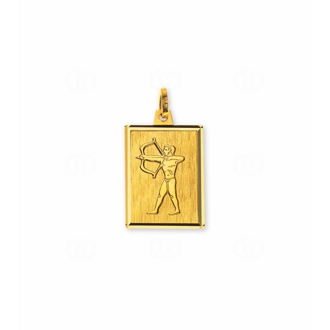 Pendant 750/18 K Yellow Gold, Astrological sign of Sagittarius - AST1024